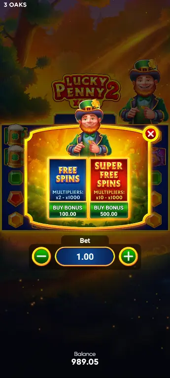 Lucky Penny 2 Free Spins round with stacking multiplier accumulating across spins – high accumulated value visible on screen